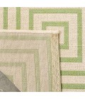Safavieh Linden  Cream / Olive LND123 2 ft. 2 in. X 8 ft. Runner Rug