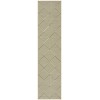 Safavieh Linden  Cream / Green LND123 2 ft. 2 in. X 8 ft. Runner Rug