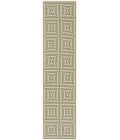 Safavieh Linden  Cream / Green LND123 2 ft. 2 in. X 8 ft. Runner Rug