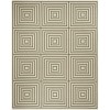 Safavieh Linden  Cream / Green LND123 9 ft. X 12 ft. Rectangle Rug