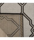 Safavieh Linden  Light Grey / Charcoal LND124 2 ft. 2 in. X 8 ft. Runner Rug