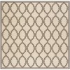 Safavieh Linden  Natural / Brown LND124 6 ft. 7 in. X 6 ft. 7 in. Square Rug