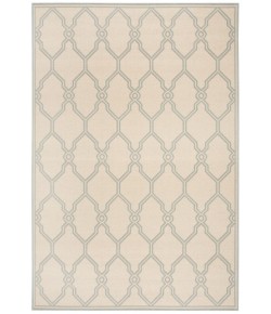 Safavieh Linden  Cream / Aqua LND124 5 ft. 3 in. X 7 ft. 6 in. Rectangle Rug