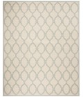 Safavieh Linden  Cream / Aqua LND124 9 ft. X 12 ft. Rectangle Rug