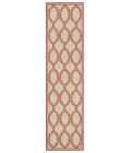 Safavieh Linden  Red / Creme LND124 2 ft. 2 in. X 8 ft. Runner Rug