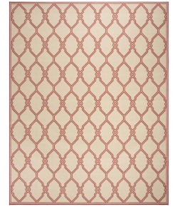 Safavieh Linden  Red / Creme LND124 9 ft. X 12 ft. Rectangle Rug