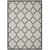 Safavieh Linden  Light Grey / Charcoal LND125 4 ft. X 6 ft. Rectangle Rug