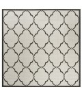 Safavieh Linden  Light Grey / Charcoal LND125 6 ft. 7 in. X 6 ft. 7 in. Square Rug