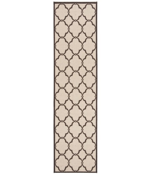 Safavieh Linden  Natural / Brown LND125 2 ft. 2 in. X 8 ft. Runner Rug