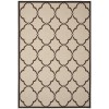 Safavieh Linden  Natural / Brown LND125 4 ft. X 6 ft. Rectangle Rug