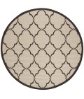 Safavieh Linden  Natural / Brown LND125 6 ft. 7 in. X 6 ft. 7 in. Round Rug