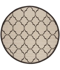 Safavieh Linden  Natural / Brown LND125 6 ft. 7 in. X 6 ft. 7 in. Round Rug