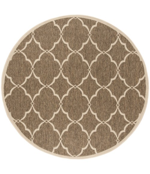 Safavieh Linden  Beige / Cream LND125 6 ft. 7 in. X 6 ft. 7 in. Round Rug