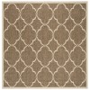 Safavieh Linden  Beige / Cream LND125 6 ft. 7 in. X 6 ft. 7 in. Square Rug