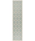Safavieh Linden  Aqua / Cream LND125 2 ft. 2 in. X 8 ft. Runner Rug