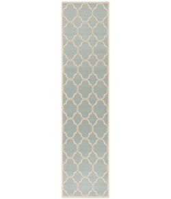 Safavieh Linden  Aqua / Cream LND125 2 ft. 2 in. X 8 ft. Runner Rug