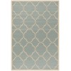 Safavieh Linden  Aqua / Cream LND125 4 ft. X 6 ft. Rectangle Rug
