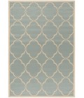 Safavieh Linden  Aqua / Cream LND125 4 ft. X 6 ft. Rectangle Rug