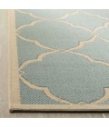 Safavieh Linden  Aqua / Cream LND125 6 ft. 7 in. X 6 ft. 7 in. Round Rug