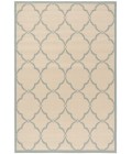 Safavieh Linden  Cream / Aqua LND125 4 ft. X 6 ft. Rectangle Rug
