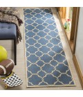 Safavieh Linden  Blue / Creme LND125 2 ft. 2 in. X 8 ft. Runner Rug