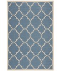 Safavieh Linden  Blue / Creme LND125 4 ft. X 6 ft. Rectangle Rug