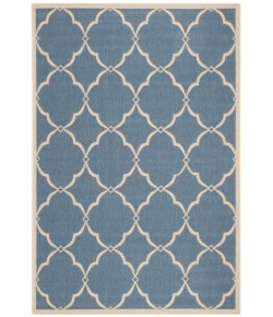 Safavieh Linden  Blue / Creme LND125 4 ft. X 6 ft. Rectangle Rug