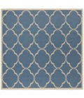 Safavieh Linden  Blue / Creme LND125 6 ft. 7 in. X 6 ft. 7 in. Square Rug