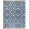 Safavieh Linden  Blue / Creme LND125 9 ft. X 12 ft. Rectangle Rug