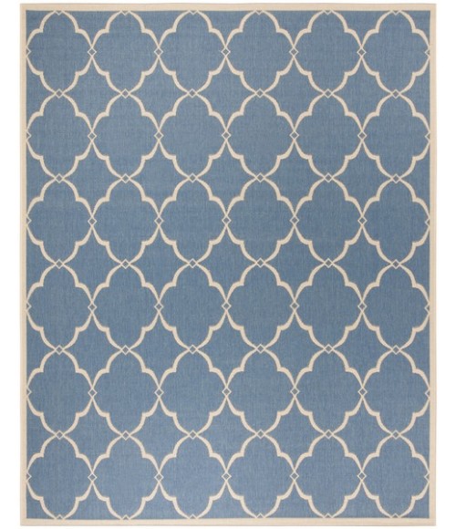 Safavieh Linden  Blue / Creme LND125 8 ft. X 10 ft. Rectangle Rug
