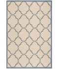 Safavieh Linden  Cream / Blue LND125 5 ft. 3 in. X 7 ft. 6 in. Rectangle Rug