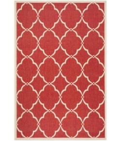 Safavieh Linden  Red / Creme LND125 4 ft. X 6 ft. Rectangle Rug