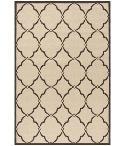 Safavieh Linden  Creme / Brown LND125 4 ft. X 6 ft. Rectangle Rug