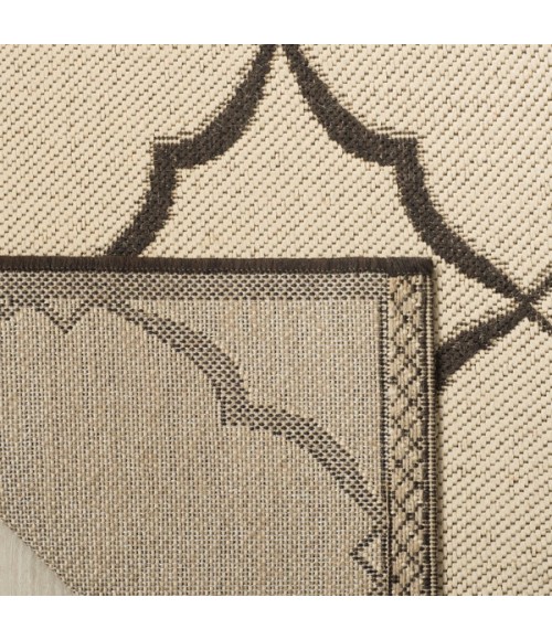 Safavieh Linden  Creme / Brown LND125 4 ft. X 6 ft. Rectangle Rug