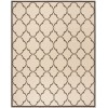 Safavieh Linden  Creme / Brown LND125 9 ft. X 12 ft. Rectangle Rug