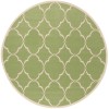 Safavieh Linden  Olive / Cream LND125 6 ft. 7 in. X 6 ft. 7 in. Round Rug