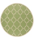 Safavieh Linden  Olive / Cream LND125 6 ft. 7 in. X 6 ft. 7 in. Round Rug