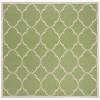 Safavieh Linden  Olive / Cream LND125 6 ft. 7 in. X 6 ft. 7 in. Square Rug
