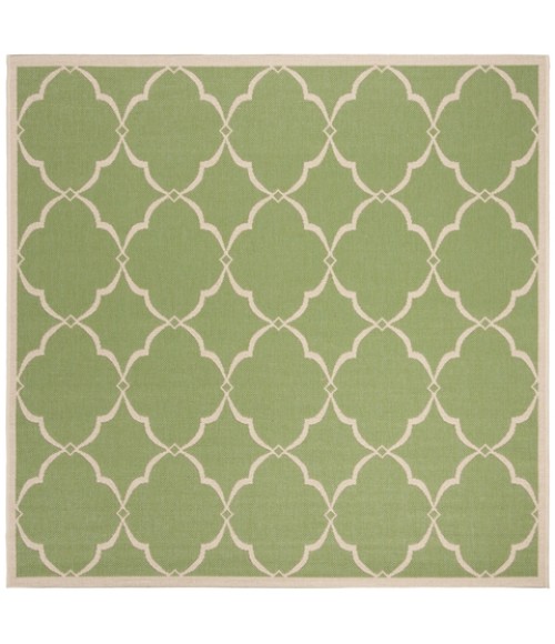 Safavieh Linden  Olive / Cream LND125 6 ft. 7 in. X 6 ft. 7 in. Square Rug