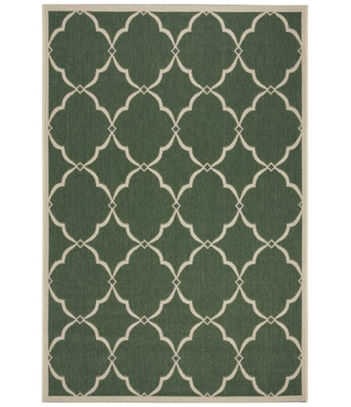 Safavieh Linden  Green / Creme LND125 4 ft. X 6 ft. Rectangle Rug