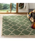 Safavieh Linden  Green / Creme LND125 4 ft. X 6 ft. Rectangle Rug
