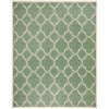 Safavieh Linden  Green / Creme LND125 9 ft. X 12 ft. Rectangle Rug