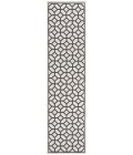 Safavieh Linden  Light Grey / Charcoal LND127 2 ft. 2 in. X 8 ft. Runner Rug