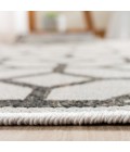 Safavieh Linden  Light Grey / Charcoal LND127 2 ft. 2 in. X 8 ft. Runner Rug