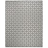 Safavieh Linden  Light Grey / Charcoal LND127 8 ft. X 10 ft. Rectangle Rug