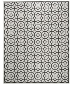 Safavieh Linden  Light Grey / Charcoal LND127 9 ft. X 12 ft. Rectangle Rug