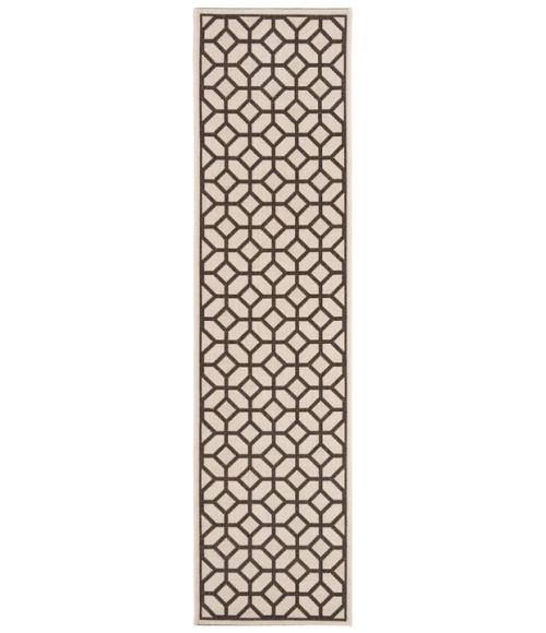 Safavieh Linden  Natural / Brown LND127 2 ft. 2 in. X 8 ft. Runner Rug