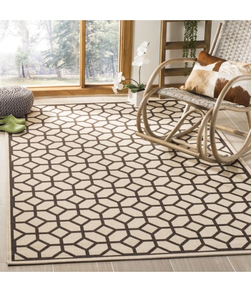 Safavieh Linden  Natural / Brown LND127 9 ft. X 12 ft. Rectangle Rug