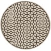 Safavieh Linden  Natural / Brown LND127 6 ft. 7 in. X 6 ft. 7 in. Round Rug