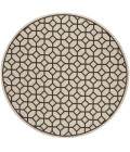 Safavieh Linden  Natural / Brown LND127 6 ft. 7 in. X 6 ft. 7 in. Round Rug